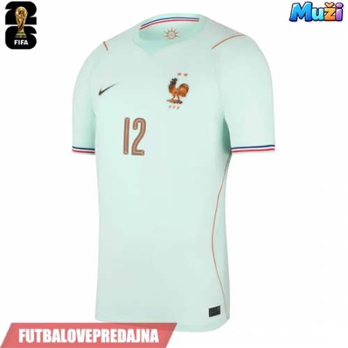 Lacne Muži Futbalové dres Francúzsko Randal Kolo Muani #12 MS 2026 Krátky Rukáv - Preč